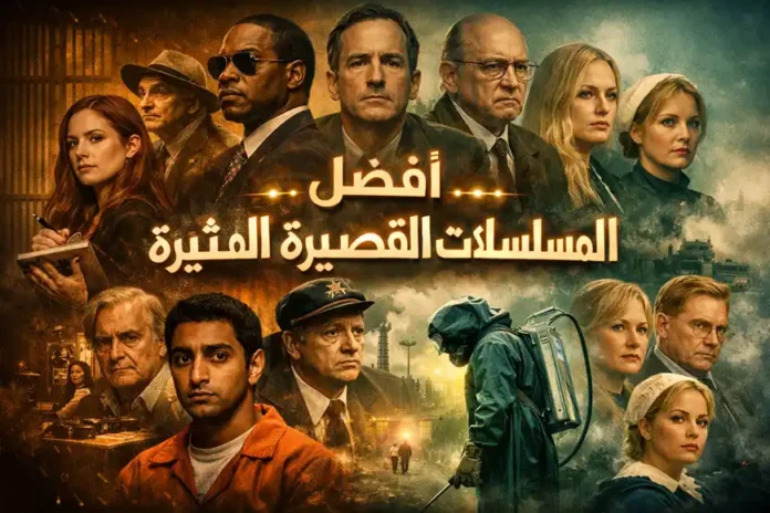أفضل المسلسلات القصيرة المثيرة التي تُختتم في موسم واحد؛ قائمة تضم أبرز الميني‑سيريز المشوّقة ذات الإيقاع السريع والنهايات المكتملة.