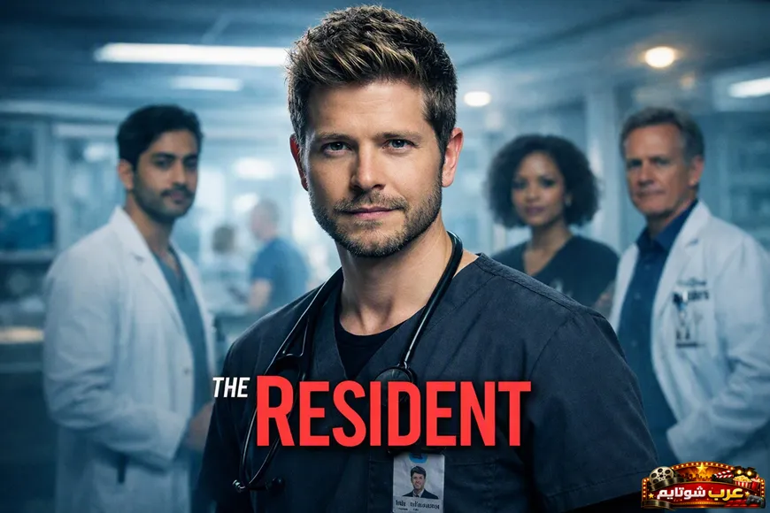 بوستر مسلسل The Resident يظهر دكتور كونراد هاوكينز وفريقه الطبي في بيئة مستشفى حديثة، ضمن دراما تكشف تحديات النظام الصحي.
