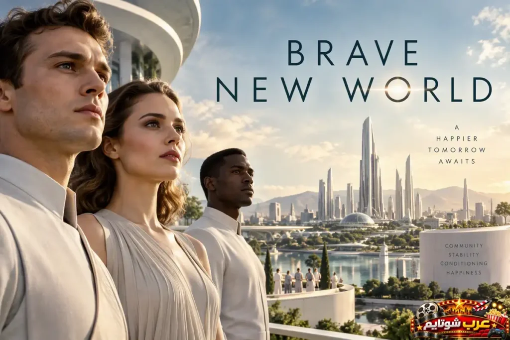 بوستر مسلسل الديستوبيا والخيال العلمي عالم جديد شجاع (Brave New World)